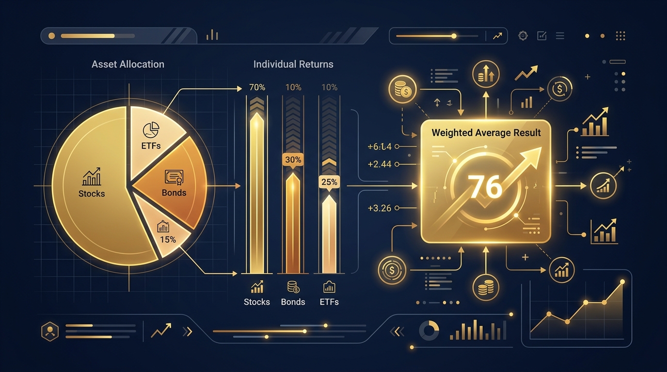 How to Calculate Investment Returns Using Weighted Averages