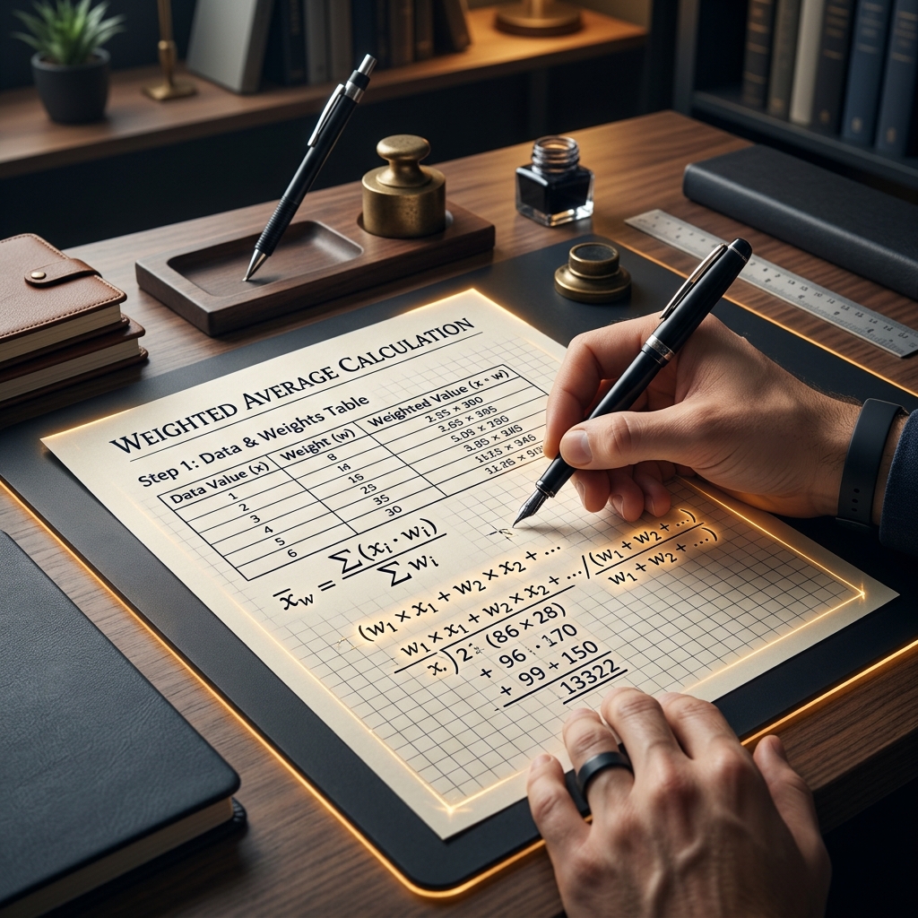 How to Calculate Weighted Average Manually