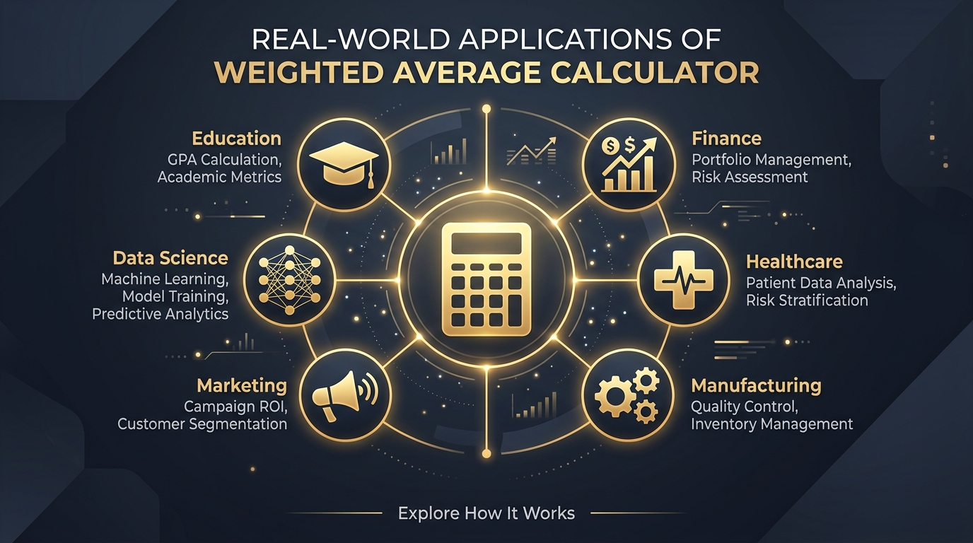 Real-World Applications of a Weighted Average Calculator Across Industries