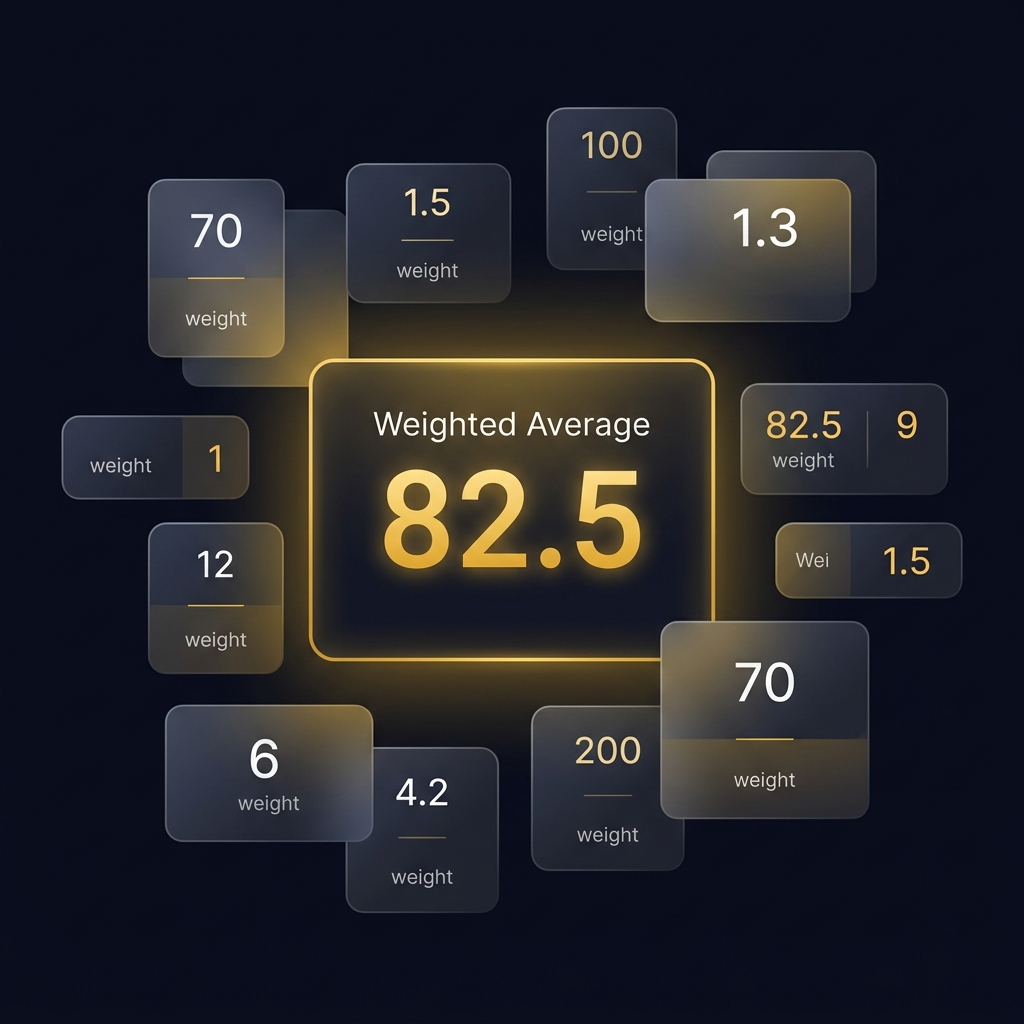 What Do the Results of a Weighted Average Calculator Mean?